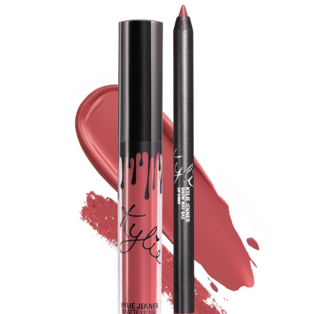 Kylie Cosmetics Snow Way Bae Liquid Matte Lip Kit